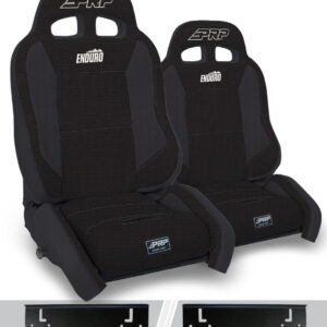 Enduro Elite Suspension Seat - Crawl Edition, Kit for 97-02 Jeep Wrangler TJ (Pair), Black