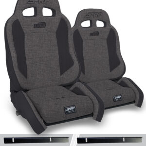 Enduro Elite Suspension Seat - Crawl Edition, Kit for 03-06 Jeep Wrangler TJ (Pair), Grey