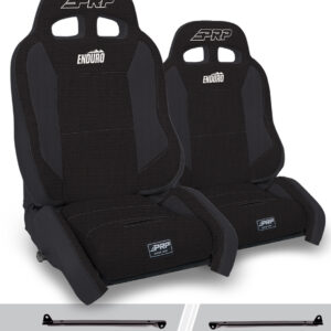 Enduro Elite Suspension Seat - Crawl Edition, Kit for Jeep Wrangler CJ7/YJ (Pair), Black