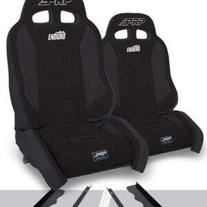 Enduro Elite Suspension Seat - Crawl Edition, Kit for 95-01 Jeep Cherokee XJ (Pair), Black