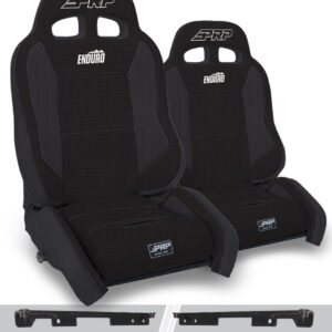 Enduro Elite Suspension Seat - Crawl Edition, Kit for Jeep Wrangler JK/JKU (Pair), Black