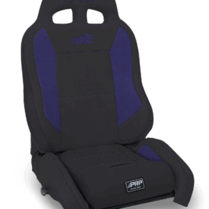 EnduroCrawl Reclining Suspension Seat, Black & Purple Vinyl, Driver