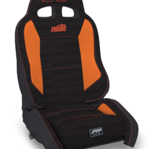 EnduroCrawl Reclining Suspension Seat, Black & Orange Tweed, Driver