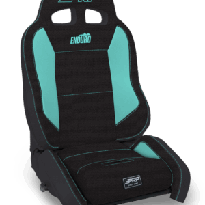 EnduroCrawl Reclining Suspension Seat, Black & Teal Tweed, Driver