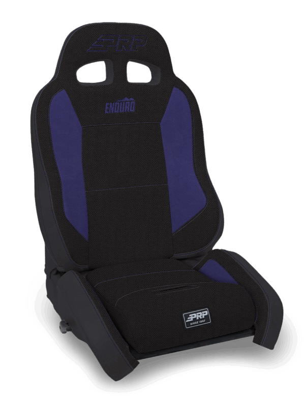 EnduroCrawl Reclining Suspension Seat, Black & Purple Tweed, Driver