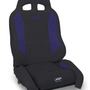 EnduroCrawl Reclining Suspension Seat, Black & Purple Vinyl, Passenger