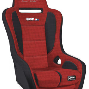 Podium Elite Suspension Seat; Red