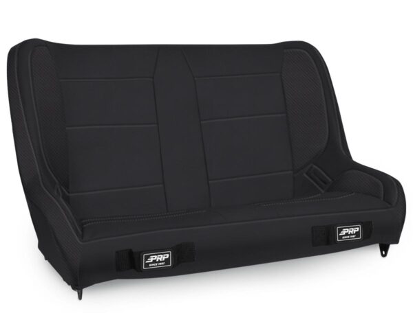 Elite Series Rear Bench for Jeep Wrangler TJ, LJ, JK; Black Vinyl
