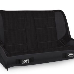Elite Series Rear Bench for Jeep Wrangler TJ, LJ, JK; Black