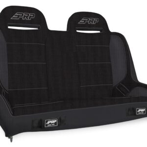 Elite Series Rear Bench for Jeep Wrangler JKU/JLU; Black