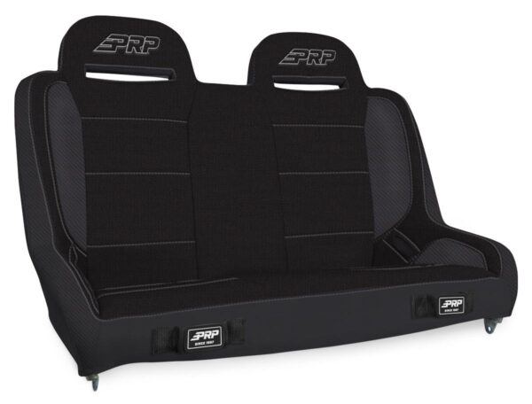 Elite Series Rear Bench for Jeep Wrangler JKU/JLU; Black