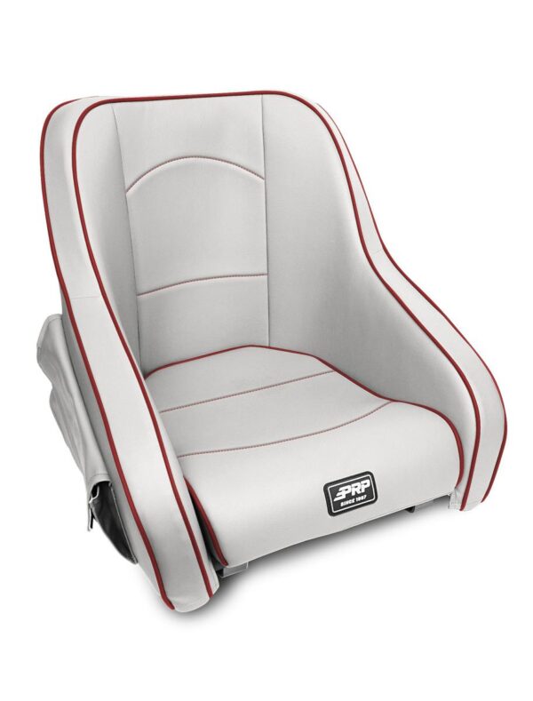 Hydro Classic Jet Boat Seat with Side Pockets, Red