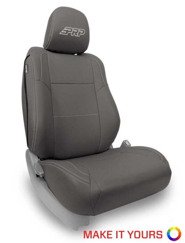 Front Seat Covers for '12-'15 Toyota Tacoma; Fold Flat Edition (Pair) - Custom