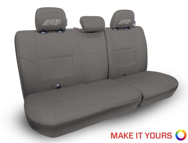 PRP B052 Rear Bench Cover for 2012-2015 Toyota Tacoma; Double Cab (Custom)