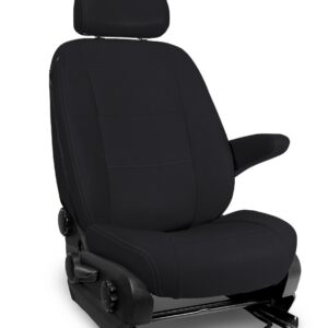 Front Seat Covers for 2006-2018 Mercedes Sprinter Van (Pair) - All Black