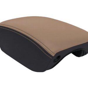 Center Console Cover for 2018+ Jeep Wrangler JL and Jeep Gladiator JT - Black and tan