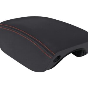 Center Console Cover for 2018+ Jeep Wrangler JL and Jeep Gladiator JT - Black and Orange