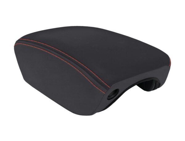 Center Console Cover for 2018+ Jeep Wrangler JL and Jeep Gladiator JT - Black and Orange
