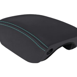 Center Console Cover for 2018+ Jeep Wrangler JL and Jeep Gladiator JT - Black and Teal