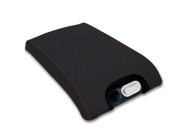 Center Console Cover for 2010-14 Ford Raptor - Black with Red Stitch