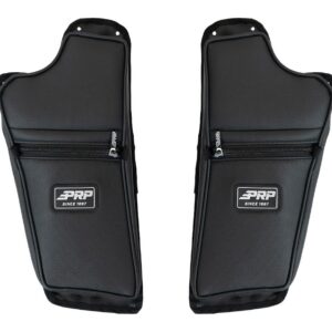 Front Lower Door Bags with Knee Pad for 16+ Polaris General (Pair)