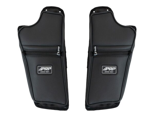 Front Lower Door Bags with Knee Pad for 16+ Polaris General (Pair)