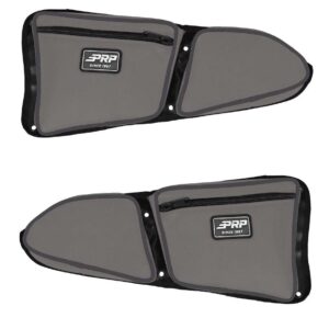 Front Door Bags with Knee Pads for Polaris RZR (Pair), Custom