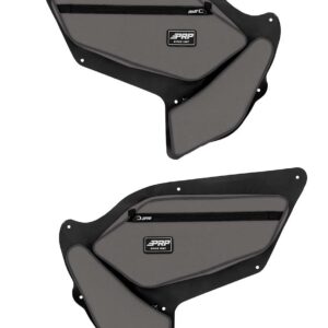 Front Door Bags with Knee Pad for Polaris RZR PRO XP, PRO R, Turbo R (Pair), Custom