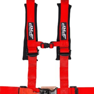 4.2 Harness with Latch and Link Lap Belt, Red