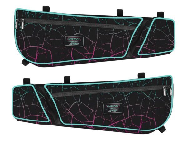 PRP SHRDYE60-314 PRP Shreddy Front Door Bag with Knee Pad for Can-Am Maverick X3 (Pair)
