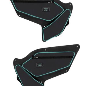 PRP SHRDYE97-238 PRP Shreddy Front Door Bags with Knee Pad for Polaris RZR PRO XP, PRO R, Turbo R