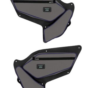 PRP SHRDYE97-M PRP Shreddy Front Door Bags with Knee Pad for Polaris RZR PRO XP, PRO R, Turbo R