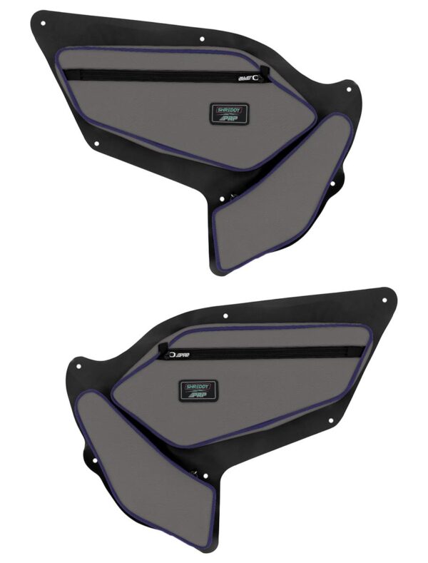 PRP SHRDYE97-M PRP Shreddy Front Door Bags with Knee Pad for Polaris RZR PRO XP, PRO R, Turbo R