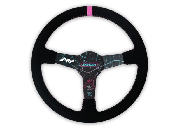 PRP SHRDYG254 PRP X Shreddy Cracked Steering Wheel, Deep Dish
