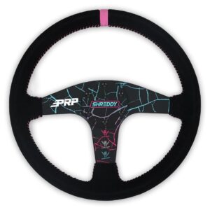 PRP SHRDYG255 PRP X Shreddy Cracked Steering Wheel, Flat