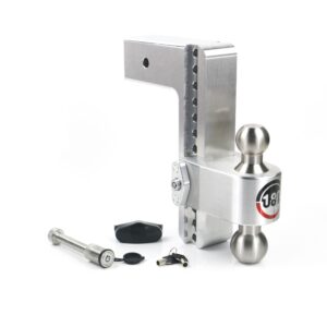 180 Hitch Stainless Steel 10" Drop Hitch with 3" Shank Keyed Alike WS05 Included
