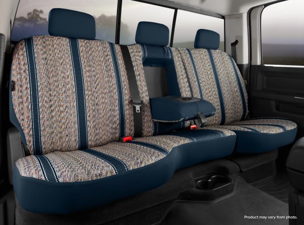 FIA TR47-31 NAVY TR40 Series - Wrangler Saddleblanket Custom Fit Front Seat Cover - Navy