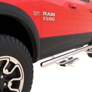 VANGUARD VGSSB-1324SS Stainless Steel 3 inch Round V Signature Side Steps