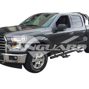 VANGUARD VGSSB-1327BK Black 3 inch Round V Signature Side Steps