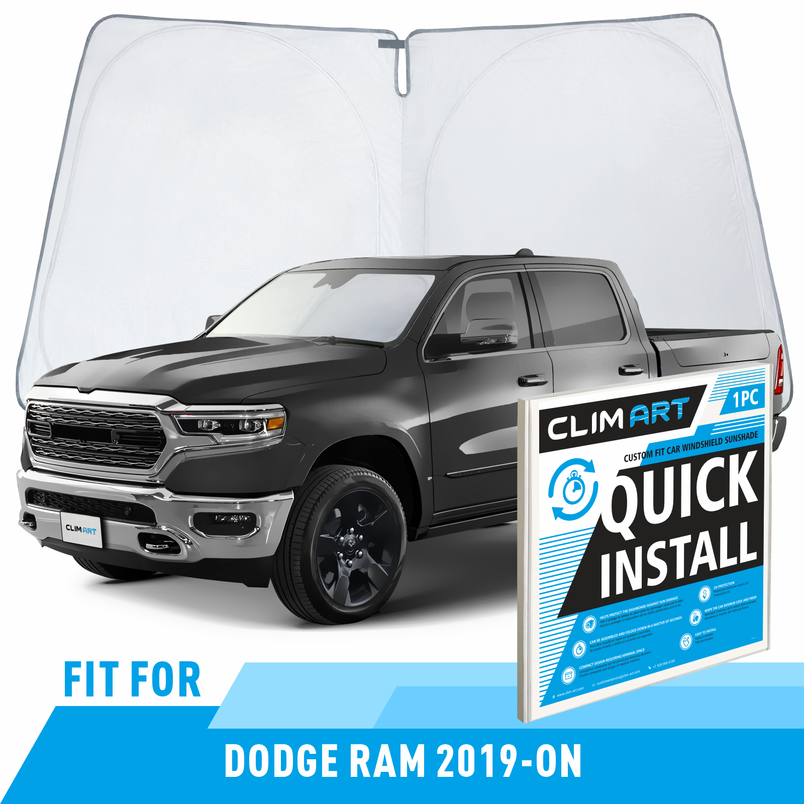 CLIM ART Windshield Sunshade