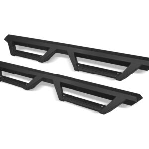 Armordillo 2009-2018 Dodge Ram 1500 - Crew Cab  AR Drop Step Matte Black Side Step Bars - Drop Step