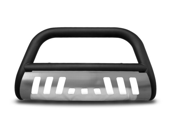 Armordillo 1999-2004 Ford Super Duty  F-250/F-350/F-450/F-550  3in. Bull Bar Matte Black W/Aluminum Skid Plate Bull Guard - W/Skid Plate