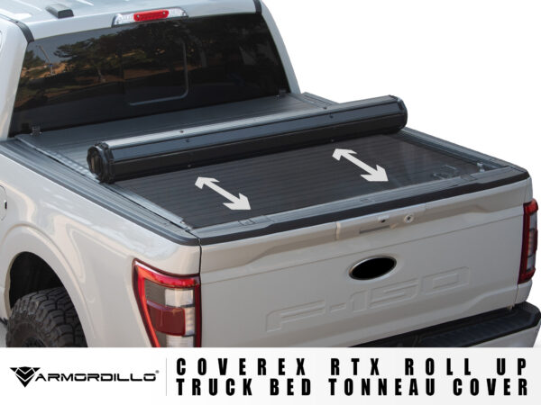 Armordillo 8723470 2022-2024 Ford F-150 EV Lightning CoveRex RTX Roll Up Truck Bed Cover (5.7' Bed)