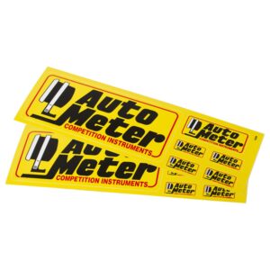 DECAL SHEET, MINI-ASSORTED, YELLOW, COMPETITION INSTRUMENTS