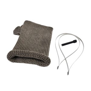 DEI 10049 Titanium Knit Exhaust Sleeve 3" x 12"