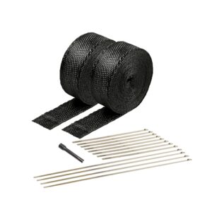 DEI 10073 Black Titanium Exhaust Wrap Kit 010073