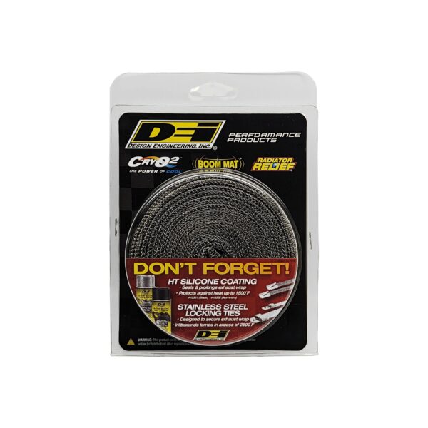 DEI 10077 Black EXO Series Exhaust Wrap 1.5" x 10' 010077