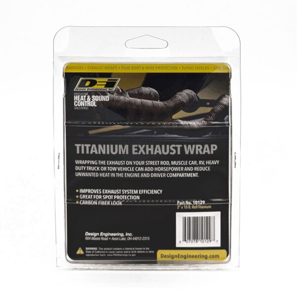 DEI 10129 Titanium Exhaust Wrap 2" x 15' 010129