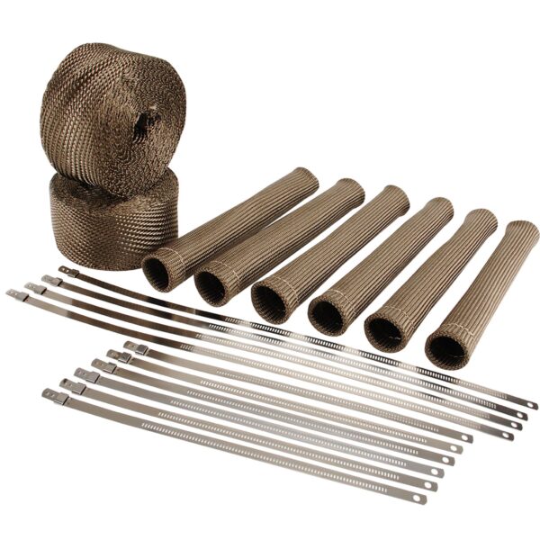 DEI 10136 07-'10 Wrangler JK V6 Titanium Header Wrap Kit 010136