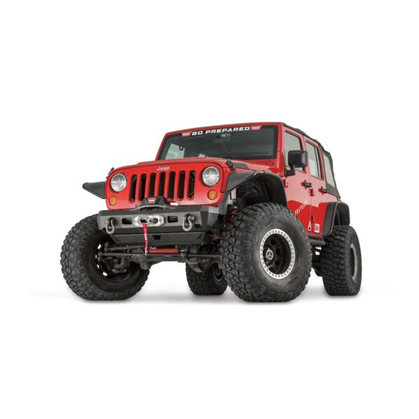 ELITE STUBBY FRONT BUMPER JEEP JK W/OUT GUARD
